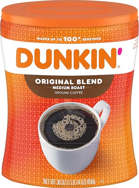 Dunkin' Original Blend Medium Roast Ground Coffee, 30 Ounce